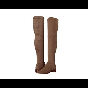 Steve Madden jetsik over the knee boots in Taupe